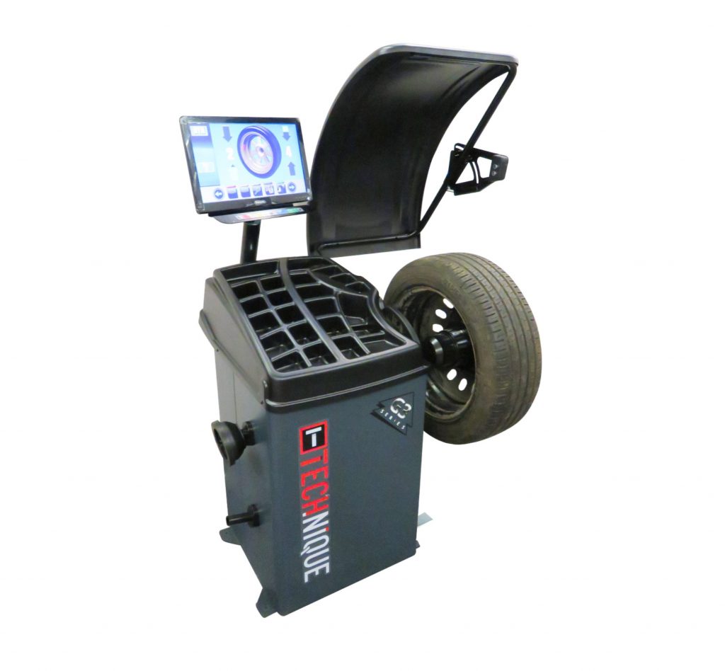 Graphic Of A Technique Wheel Changer